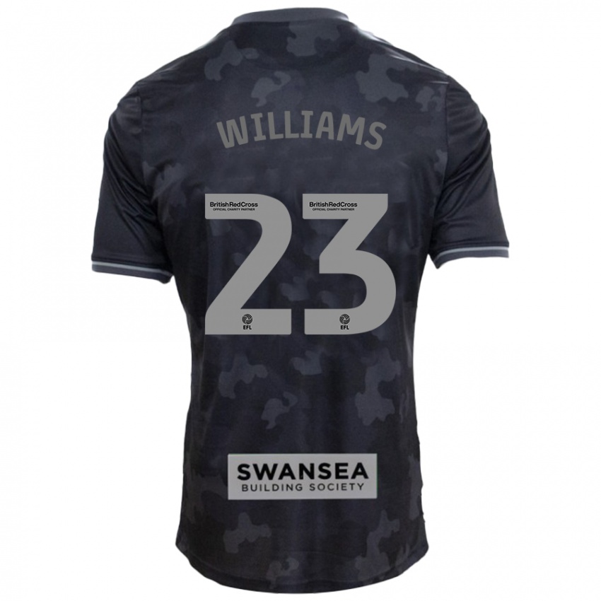 Criança Camisola Jessica Williams #23 Preto Alternativa 2024/25 Camisa