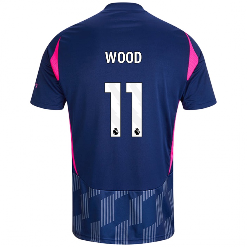 Criança Camisola Chris Wood #11 Rosa Azul Real Alternativa 2024/25 Camisa