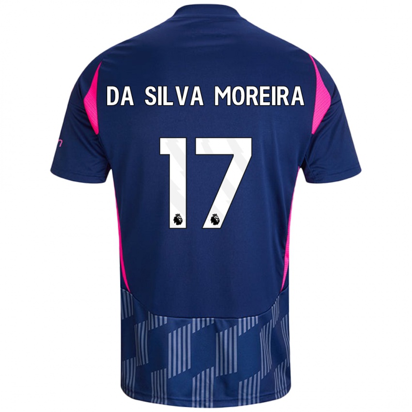 Criança Camisola Eric Da Silva Moreira #17 Rosa Azul Real Alternativa 2024/25 Camisa