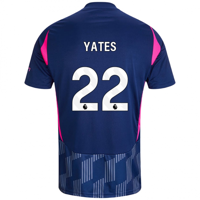 Criança Camisola Ryan Yates #22 Rosa Azul Real Alternativa 2024/25 Camisa