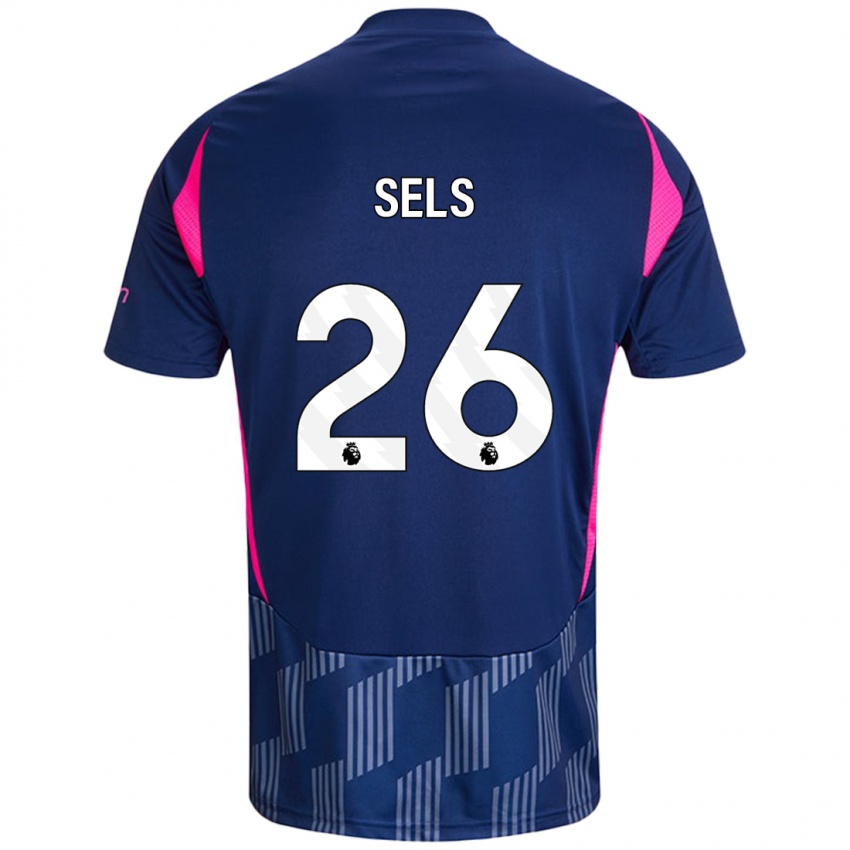 Criança Camisola Matz Sels #26 Rosa Azul Real Alternativa 2024/25 Camisa