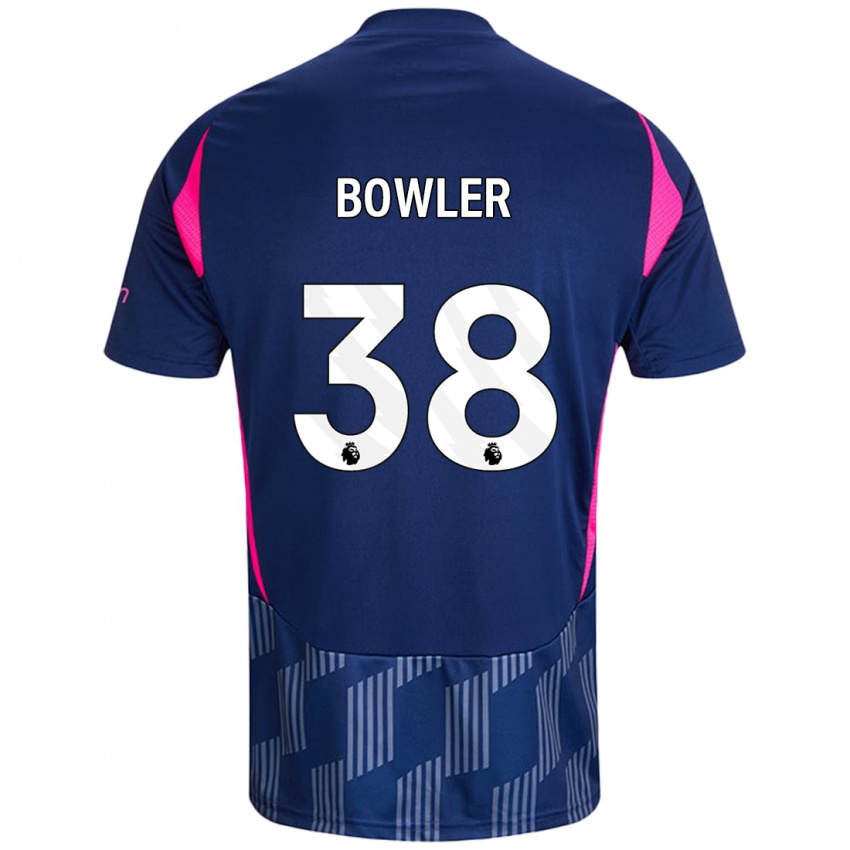 Criança Camisola Josh Bowler #38 Rosa Azul Real Alternativa 2024/25 Camisa