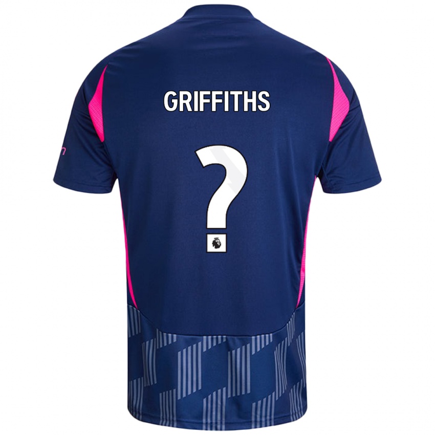 Criança Camisola Harry Griffiths #0 Rosa Azul Real Alternativa 2024/25 Camisa