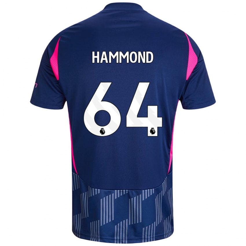 Criança Camisola Ben Hammond #64 Rosa Azul Real Alternativa 2024/25 Camisa