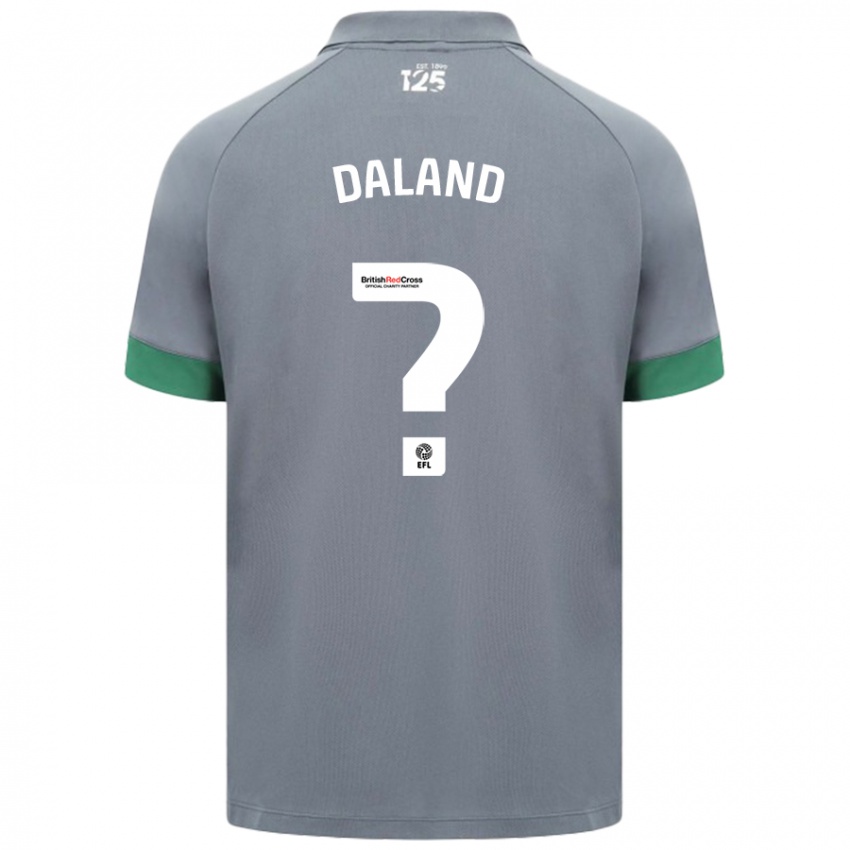 Criança Camisola Jesper Daland #0 Cinza Escuro Alternativa 2024/25 Camisa