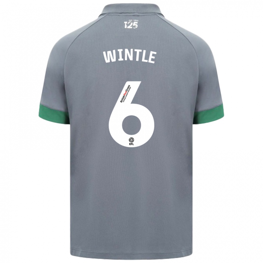 Criança Camisola Ryan Wintle #6 Cinza Escuro Alternativa 2024/25 Camisa