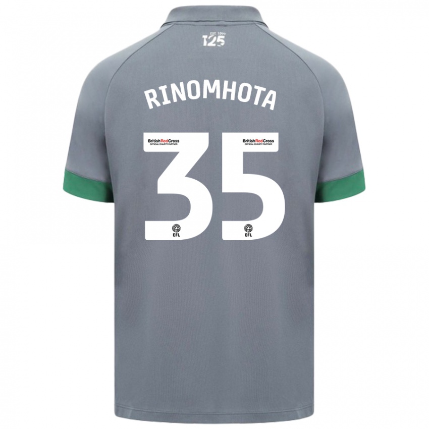 Criança Camisola Andy Rinomhota #35 Cinza Escuro Alternativa 2024/25 Camisa