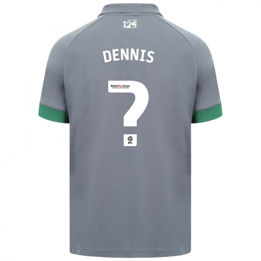 Criança Camisola Jake Dennis #0 Cinza Escuro Alternativa 2024/25 Camisa