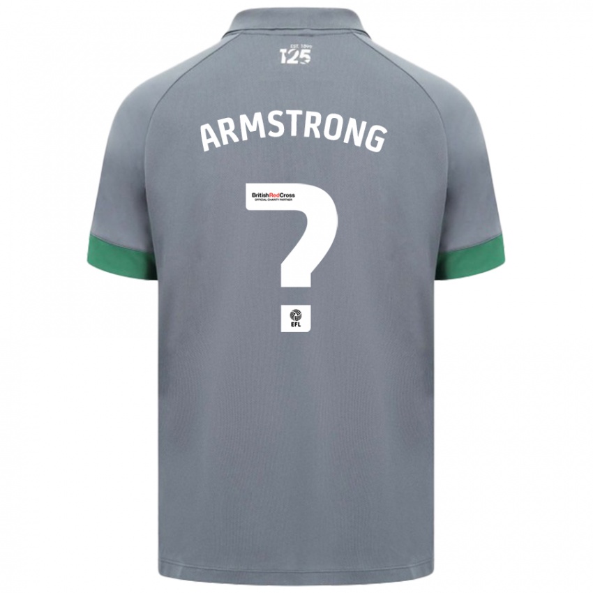 Criança Camisola Luke Armstrong #0 Cinza Escuro Alternativa 2024/25 Camisa