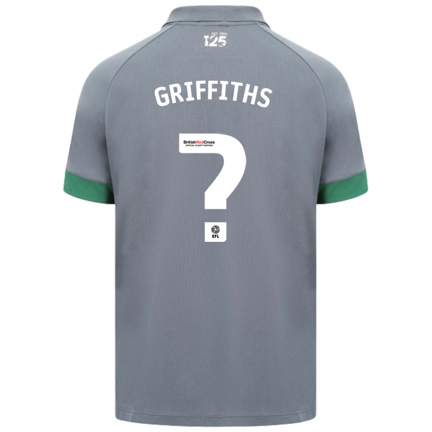 Criança Camisola Ewan Griffiths #0 Cinza Escuro Alternativa 2024/25 Camisa