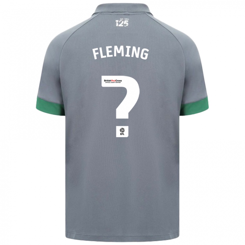 Criança Camisola Cole Fleming #0 Cinza Escuro Alternativa 2024/25 Camisa