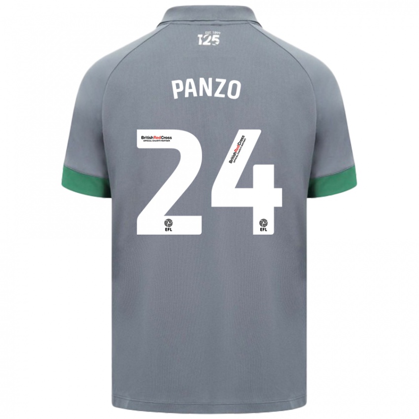 Criança Camisola Jonathan Panzo #24 Cinza Escuro Alternativa 2024/25 Camisa