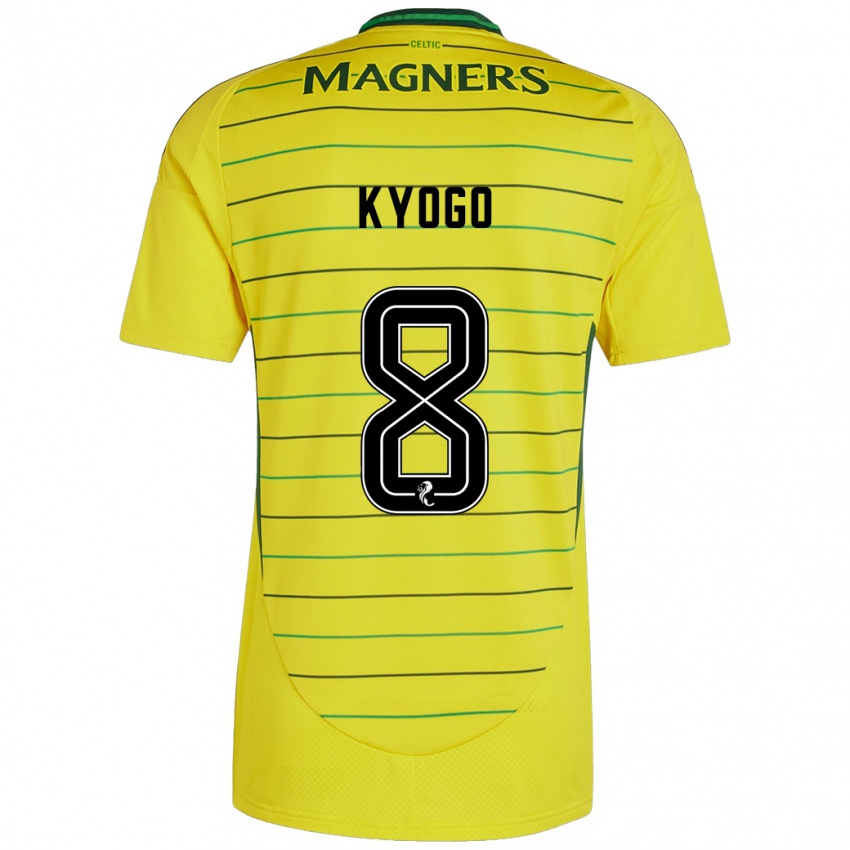 Criança Camisola Kyogo Furuhashi #8 Amarelo Alternativa 2024/25 Camisa