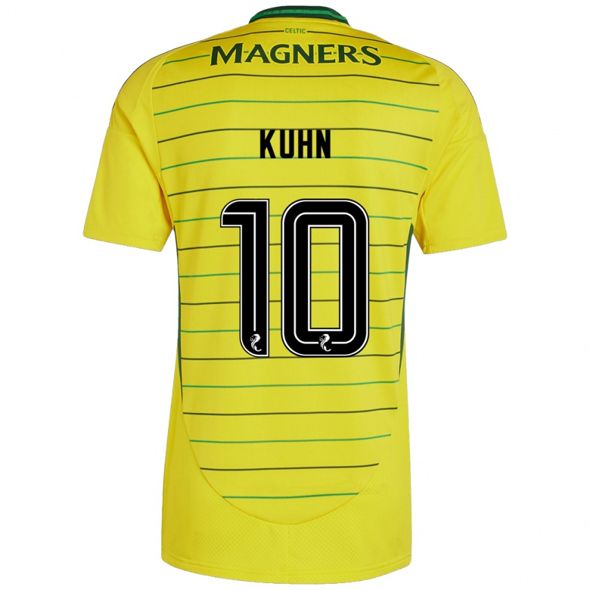 Criança Camisola Nicolas Kühn #10 Amarelo Alternativa 2024/25 Camisa