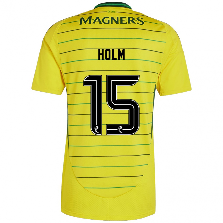 Criança Camisola Odin Thiago Holm #15 Amarelo Alternativa 2024/25 Camisa