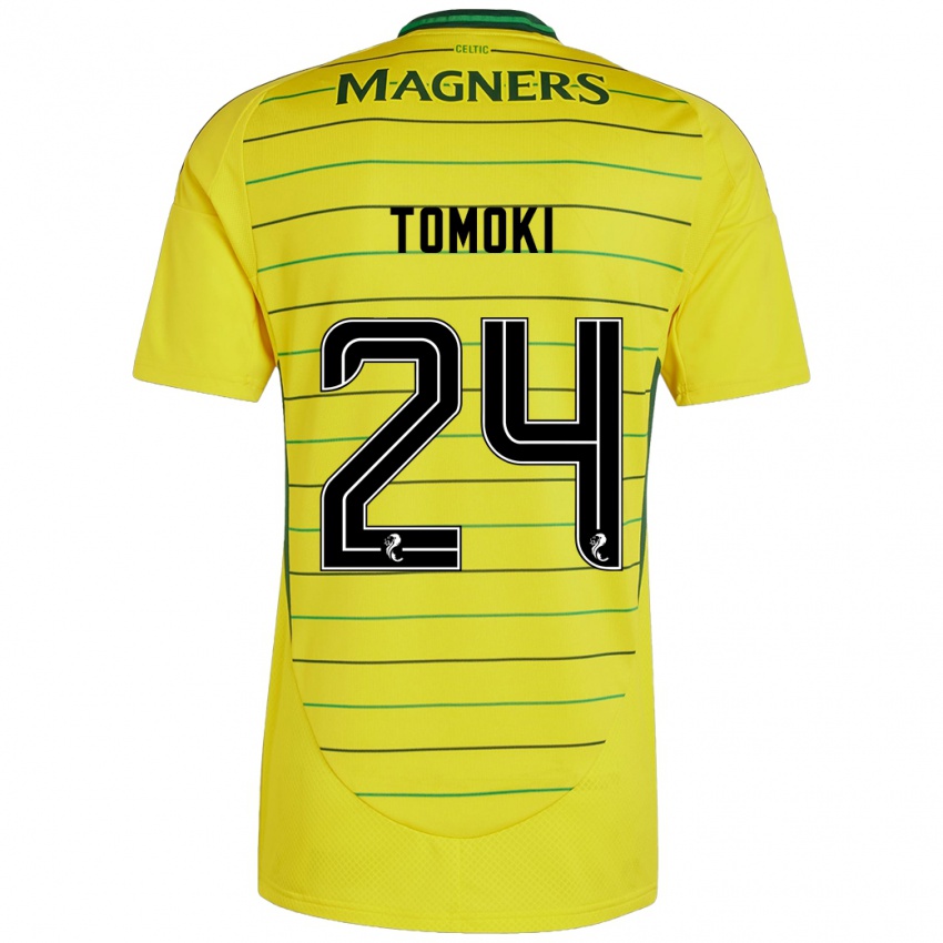 Criança Camisola Tomoki Iwata #24 Amarelo Alternativa 2024/25 Camisa