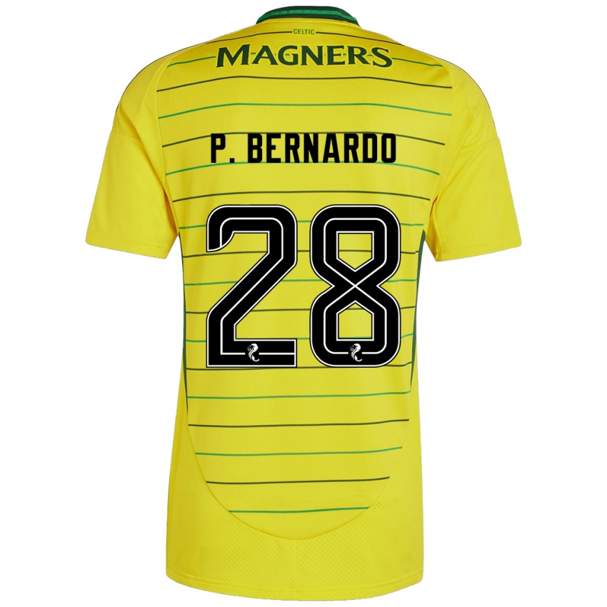 Criança Camisola Paulo Bernardo #28 Amarelo Alternativa 2024/25 Camisa