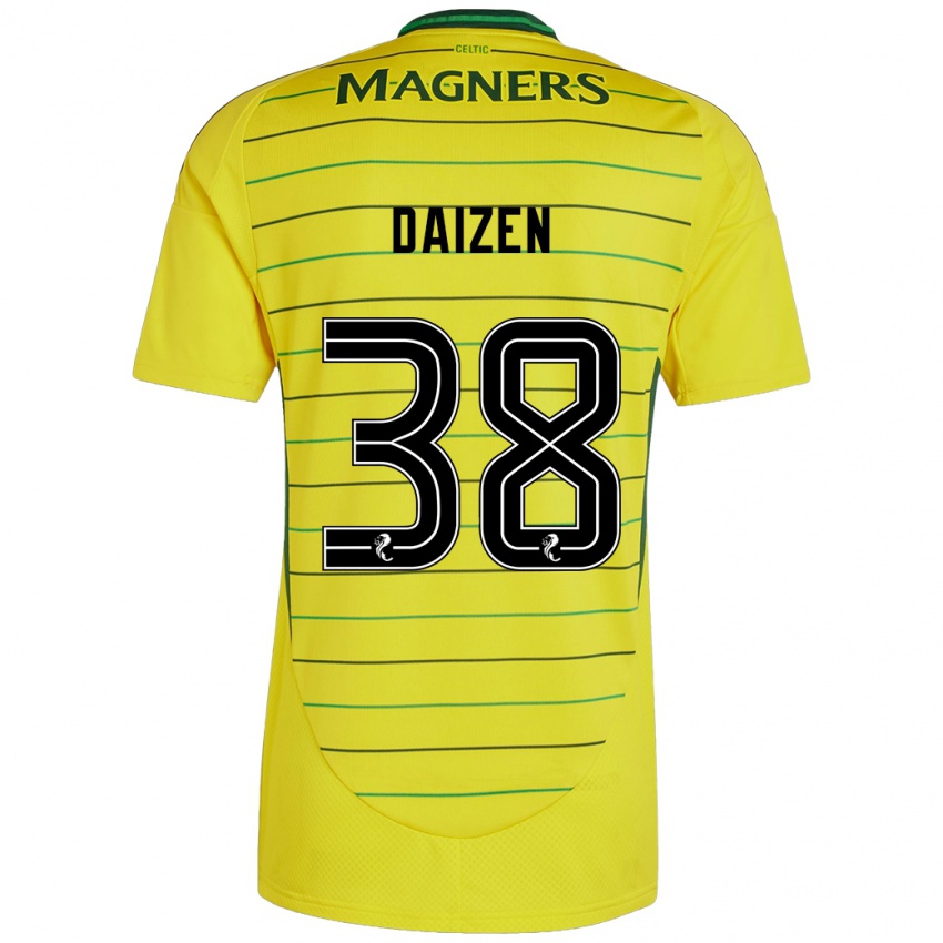 Criança Camisola Daizen Maeda #38 Amarelo Alternativa 2024/25 Camisa