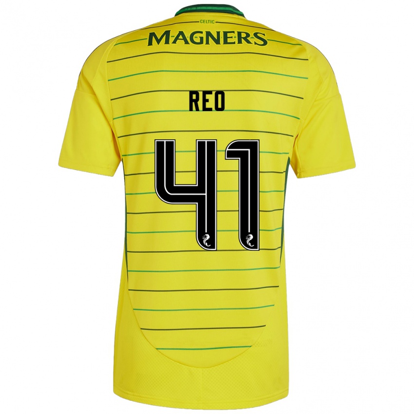 Criança Camisola Reo Hatate #41 Amarelo Alternativa 2024/25 Camisa