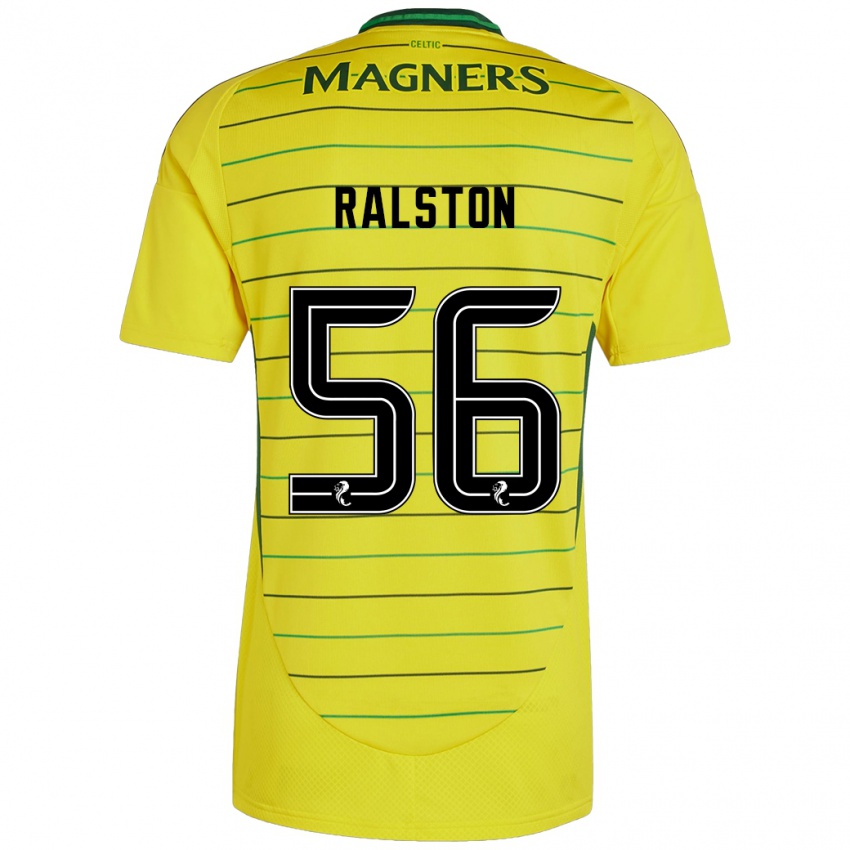 Criança Camisola Anthony Ralston #56 Amarelo Alternativa 2024/25 Camisa