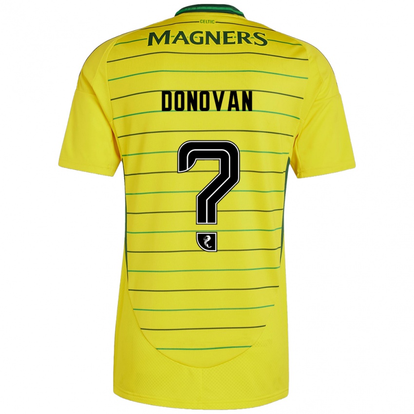 Criança Camisola Colby Donovan #0 Amarelo Alternativa 2024/25 Camisa