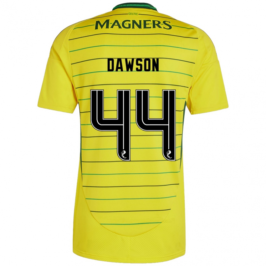 Criança Camisola Joey Dawson #44 Amarelo Alternativa 2024/25 Camisa