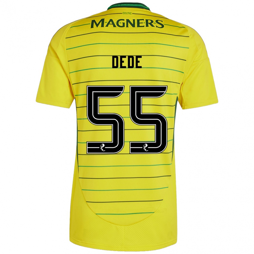 Criança Camisola Josh Dede #55 Amarelo Alternativa 2024/25 Camisa