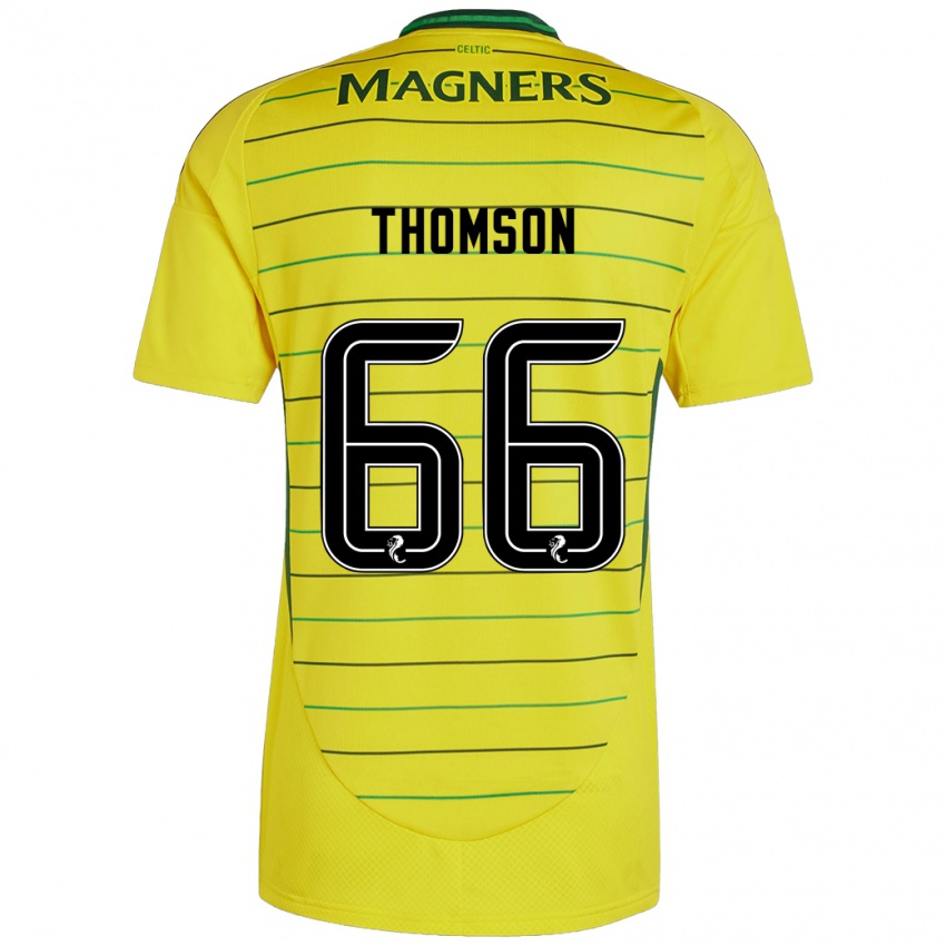 Criança Camisola Corey Thomson #66 Amarelo Alternativa 2024/25 Camisa