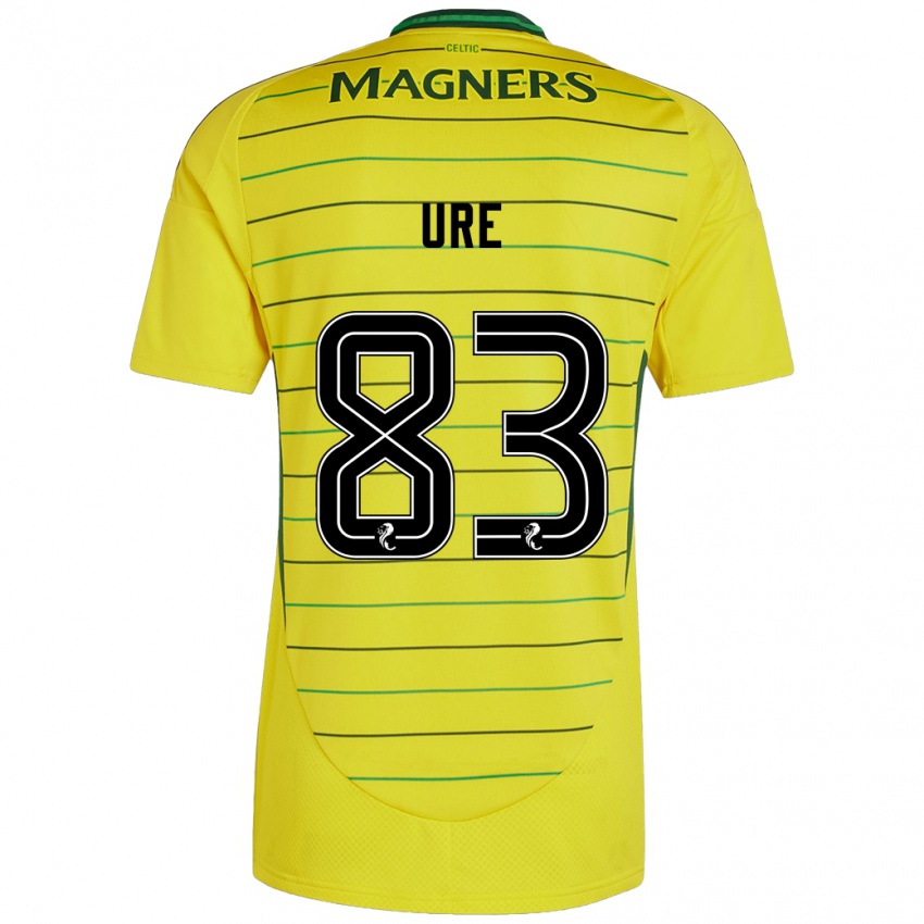 Criança Camisola Kyle Ure #83 Amarelo Alternativa 2024/25 Camisa