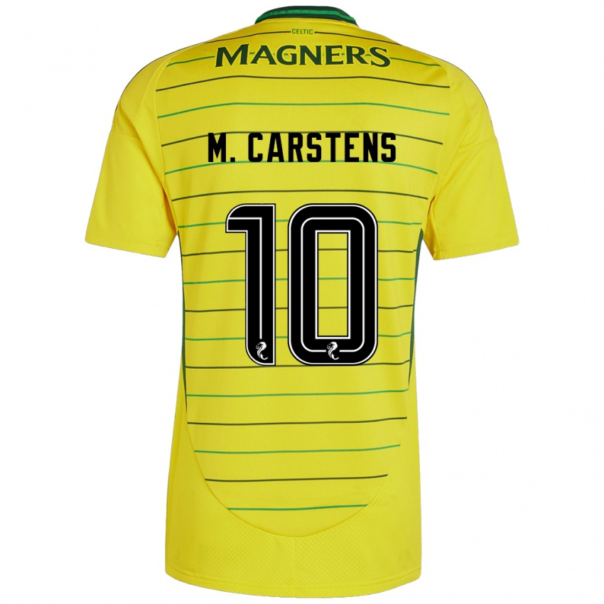 Criança Camisola Mathilde Carstens #10 Amarelo Alternativa 2024/25 Camisa