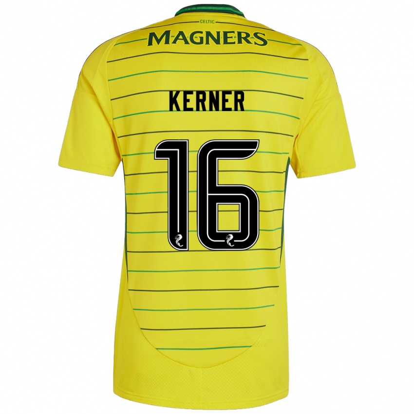 Criança Camisola Hana Kerner #16 Amarelo Alternativa 2024/25 Camisa