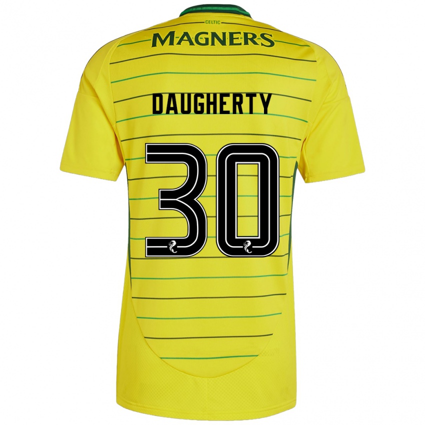 Criança Camisola Kelsey Daugherty #30 Amarelo Alternativa 2024/25 Camisa