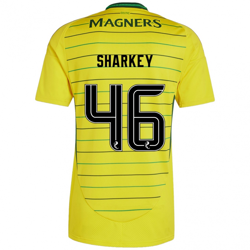 Criança Camisola Amy Sharkey #46 Amarelo Alternativa 2024/25 Camisa