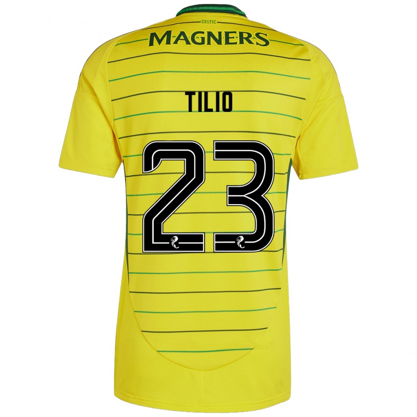 Criança Camisola Marco Tilio #23 Amarelo Alternativa 2024/25 Camisa