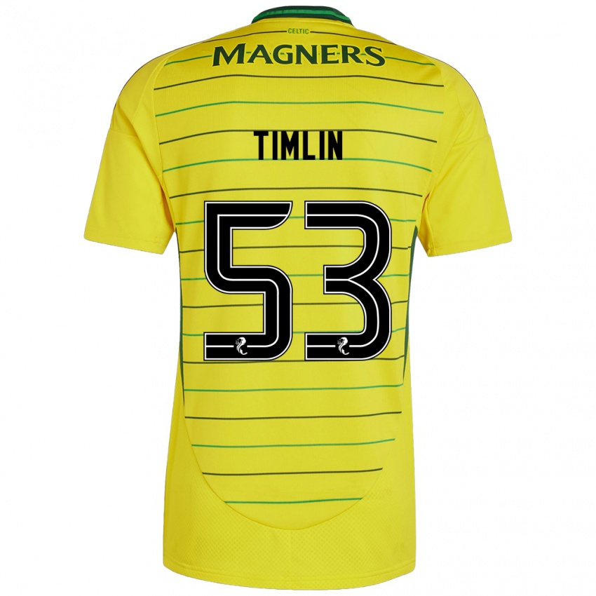 Criança Camisola Sophie Timlin #53 Amarelo Alternativa 2024/25 Camisa