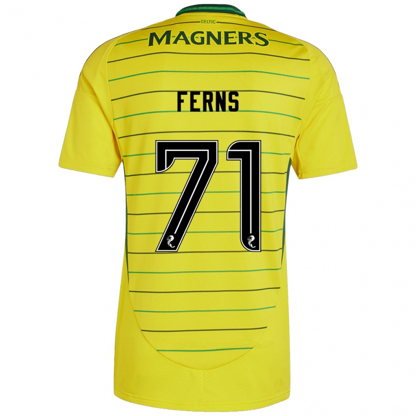 Criança Camisola Abbie Ferns #71 Amarelo Alternativa 2024/25 Camisa