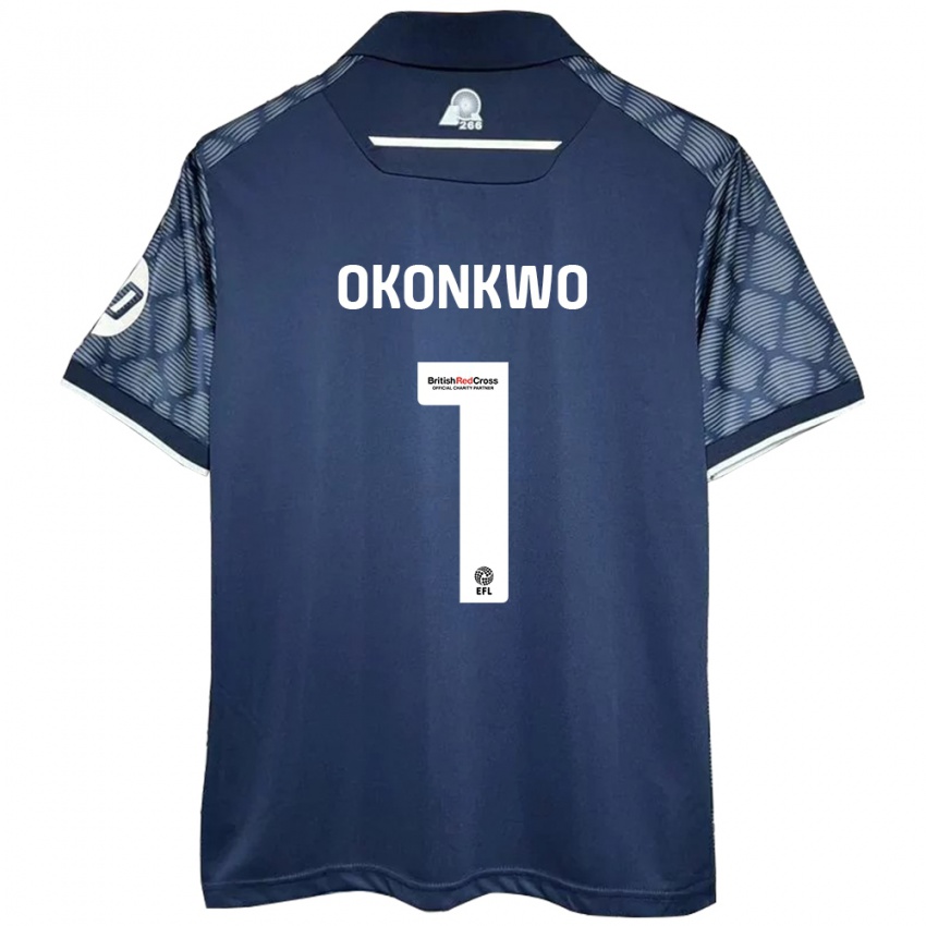 Criança Camisola Arthur Okonkwo #1 Preto Alternativa 2024/25 Camisa