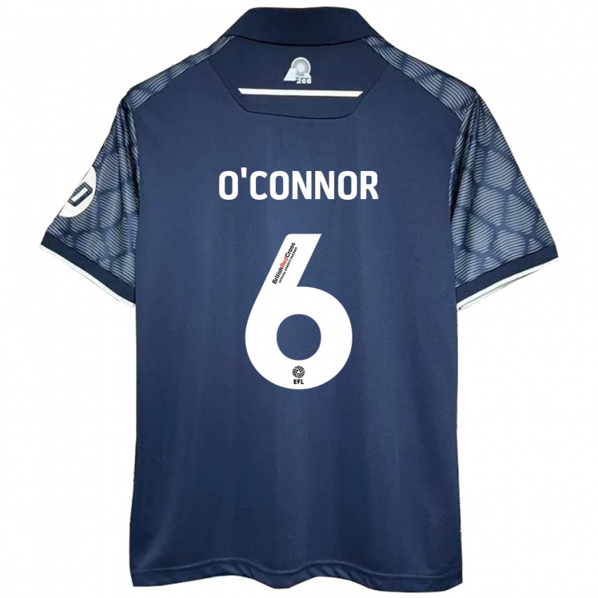 Criança Camisola Thomas O'connor #6 Preto Alternativa 2024/25 Camisa