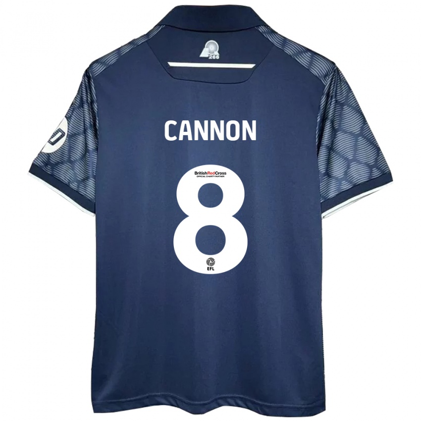 Criança Camisola Andy Cannon #8 Preto Alternativa 2024/25 Camisa