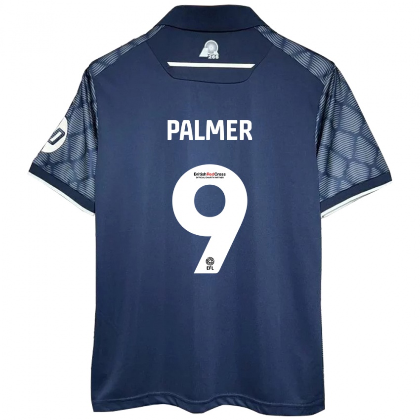 Criança Camisola Ollie Palmer #9 Preto Alternativa 2024/25 Camisa