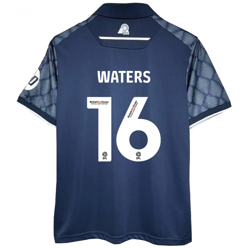 Criança Camisola Billy Waters #16 Preto Alternativa 2024/25 Camisa