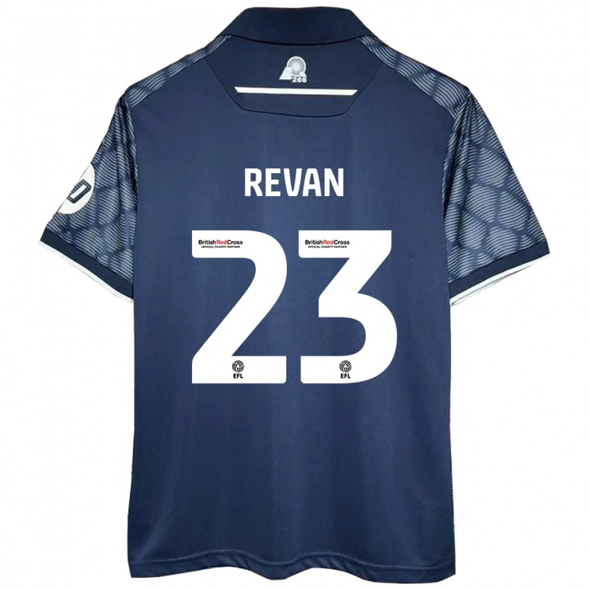 Criança Camisola Sebastian Revan #23 Preto Alternativa 2024/25 Camisa