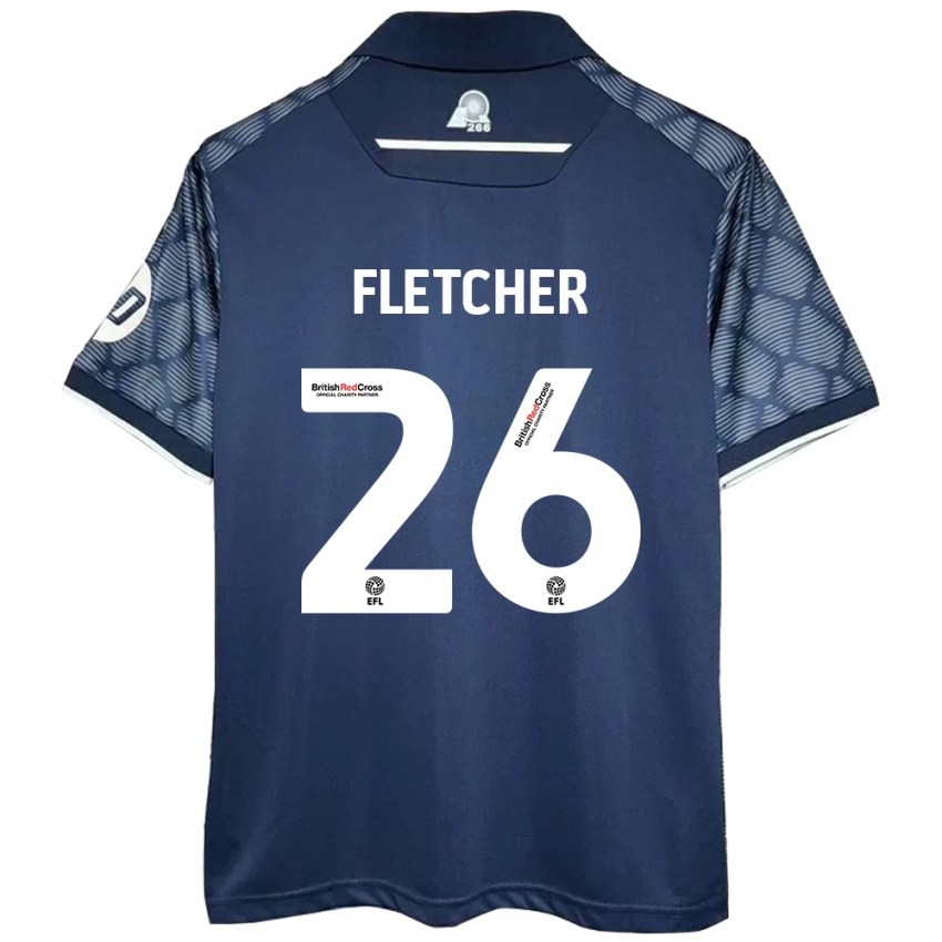 Criança Camisola Steven Fletcher #26 Preto Alternativa 2024/25 Camisa