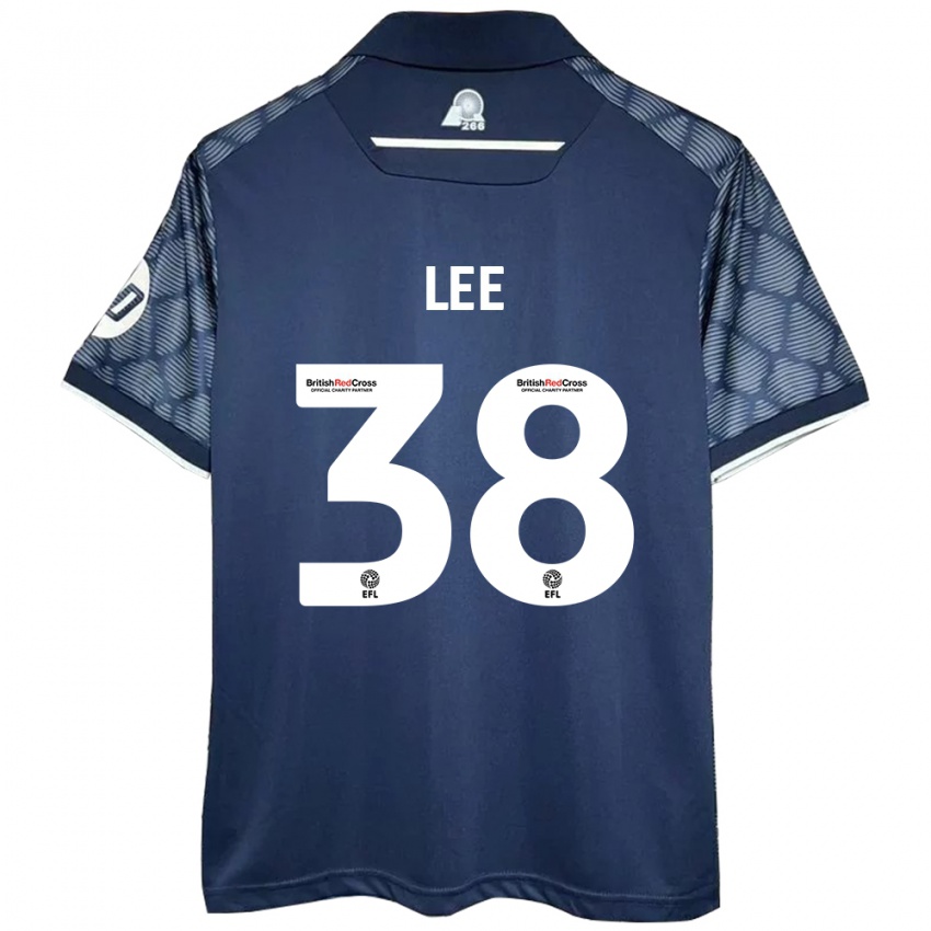 Criança Camisola Elliot Lee #38 Preto Alternativa 2024/25 Camisa