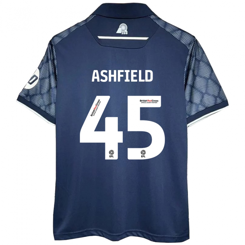 Criança Camisola Harry Ashfield #45 Preto Alternativa 2024/25 Camisa