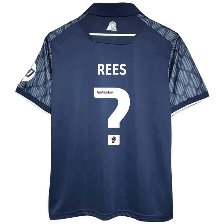 Criança Camisola Joe Rees #0 Preto Alternativa 2024/25 Camisa