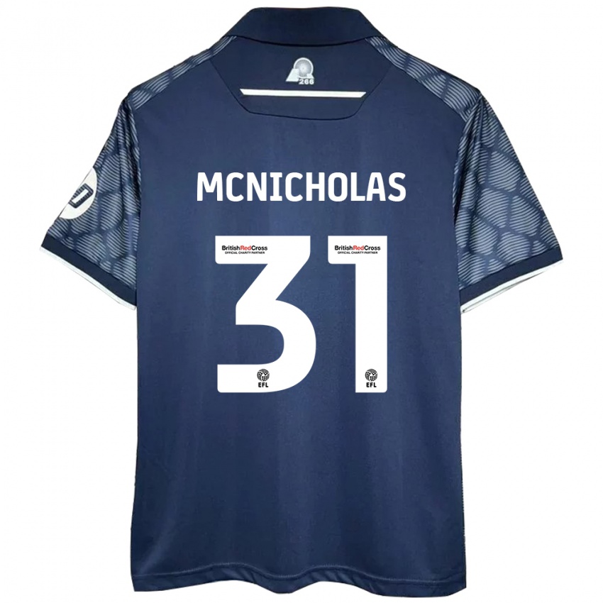 Criança Camisola Luke Mcnicholas #31 Preto Alternativa 2024/25 Camisa