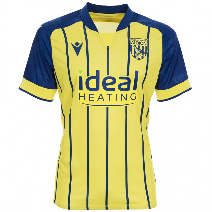 Criança Camisola Alex Mowatt #27 Azul Amarelo Alternativa 2024/25 Camisa