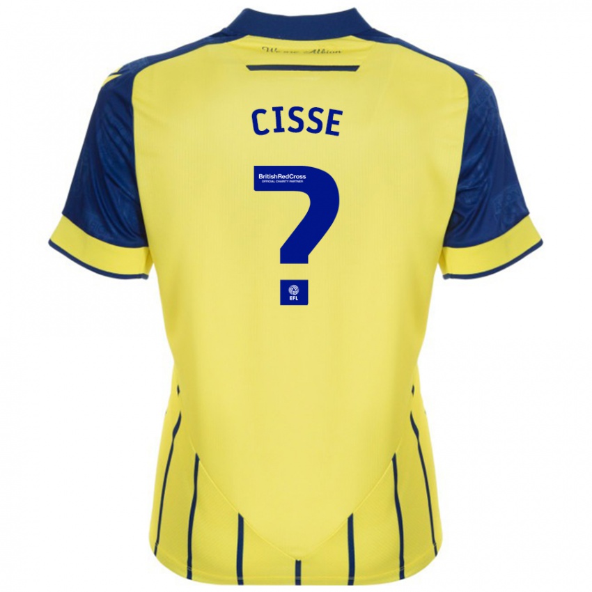 Criança Camisola Ben Cisse #0 Azul Amarelo Alternativa 2024/25 Camisa