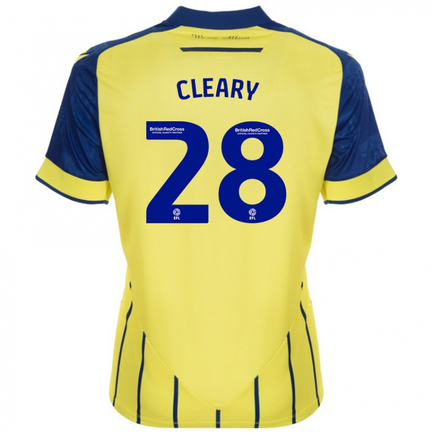 Criança Camisola Reyes Cleary #28 Azul Amarelo Alternativa 2024/25 Camisa